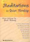 Meditations for Quiet Worship piano sheet music cover Thumbnail